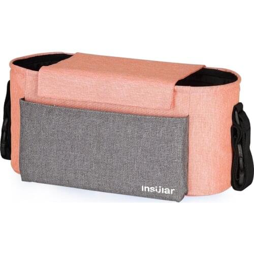 2018 Universial Stroller Organizer Bag Diaper Bottle Storage Bag Cup Holder with Shoulder Strap Drop Shipping