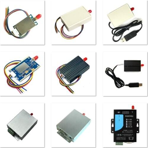 433MHz TTL RS232 RS485 USB wireless transceiver Module Adapter for LED Controller Card GFSK 1-4KM
