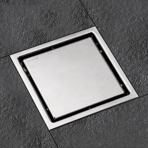 Free Shipping Bathroom Shower Square Drain Strainer Bathroom Accessories Floor Drainer Factory Direct Sales