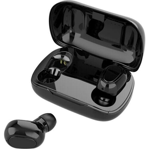 TWS Wireless Bluetooth Earphones Handsfree In-ear Sports Earbuds Portable Earphones with Charging Bin