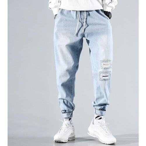 High Quality Fashion Mens Cargo Pants Hip Hop Trend Streetwear Jogging Pants Men Casual Elastic Waist Men Clothing Trousers