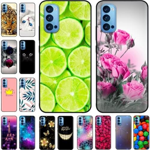 For OPPO Reno 4 5G Case Patterned Cartoon Phone Case Silicone Soft TPU Back Phone Cover For OPPO Reno 4 Pro 5G reno4 Cases Shell