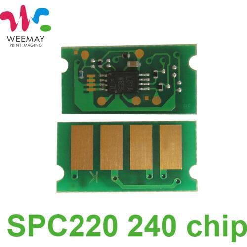 Toner chip for Ricoh chip Compatible Ricoh Aficio SP C220 SP C240 chip SPC220 SPC240 Cartridge Chip