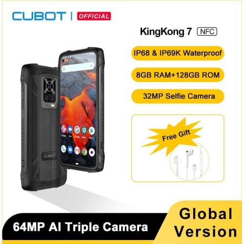 Cubot Max 2 Smartphone Octa-Core 6.8" Big Screen 5000mAh Type-C 4GB+64GB Android 9.0 Dual Camera 12MP 4G LTE Face ID Cellure