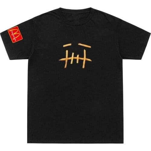 Summer Cactus Jack T-Shirt Chips Funny Print Tshirts Travis Scott Men Women T Shirt Cotton O-Neck Tee Shirt Hip Hop Street Tops