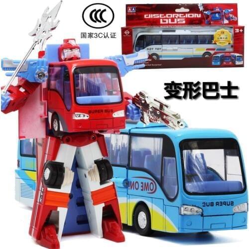 Transformerss Bus Car Model Alloy Car Model Birthday Toys for Children 1:32 Diecast Metal Model Car Toy Diecast Vehicle