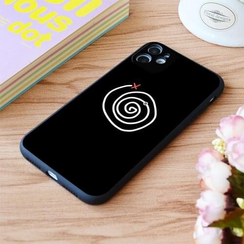 For iPhone Life Is Strange Rewind Spiral Print Soft Matt Apple iPhone Case 6 7 8 11 12 Plus Pro X XR XS MAX SE