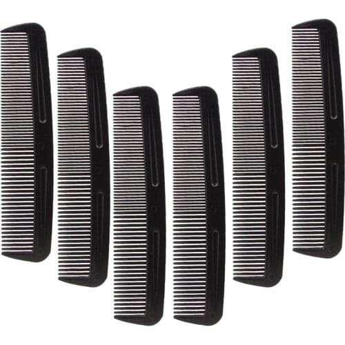 6pcs Hair Stylists Styling Comb Portable Set Hairdresser Barber Comb Fine Dressing Comb Reduce Scalp Barber Accessorie