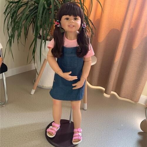 98CM Toddler Masterpiece Huge Baby Doll 2-3 Years Old Model Vinyl Ball Jointed Body Collection Toys Christmas Birthday Gifts