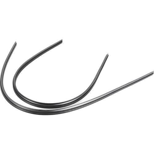 Hot 2Pcs Rubber Automobile Car Wiper Blade Refill 24inch 6mm Black Universal Auto Truck Frameless Windshield Wiper Blade Refill