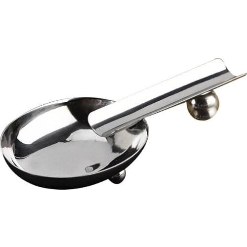 Portable Cigar Ashtray, Cigar Travel Ashtray, Stainless Steel Outdoor Ash Tray Holder with Spot Welding Base for Smokers Men