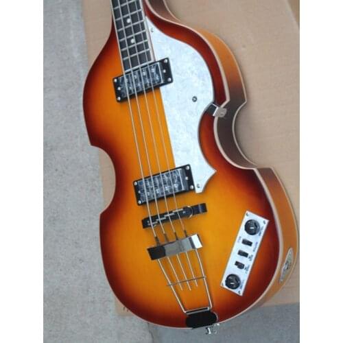 Sunburst Hofner 4 strings bass guitar Violin BB2 Icon Series Hofner tobacco burst vintage CT Electric bass,Free shipping