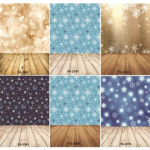 Vinyl Custom Photography Backdrops Prop Christmas day and Floor Theme Photography Background #5130