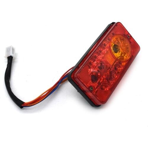 48-60V Electric tricycle turn signal rear tail lamp 3W reversing Warning Lights trailer traffic vehicle brake Taillight
