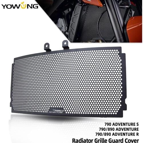 Motorcycle Accessories For 790 ADVENTURE ADV. 790ADVENTURE R S 2019 2020 CNC Aluminum Radiator Grille Guard Cover Protector