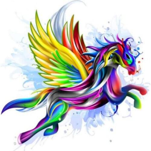 Diamond Cross Stitch Kits Crystal Full Square Diamond Diy Diamond Painting Colorful Anime Monster Diamond Embroidery Cartoon