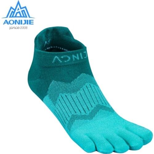 AONIJIE 2Pairs Quick Drying Five Toe Socks Portable Toesocks For Outdoor Camping Hiking Trail Running Jogging E4810 E4806