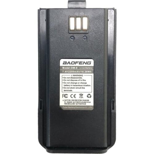 2021 Baofeng BF-H6 Battery 2200mAh Long Standy For BAOFENG BF H6 Radios Accessories Walkie Talkie Extra Battery Model DM-8