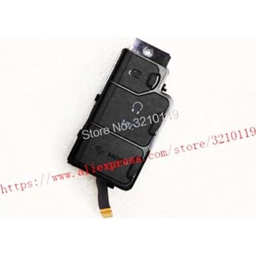 Free Shipping Original Side USB HDMI MIC and GPS Chamber Lid decorate rubber assembly repair parts for Nikon D750 SLR