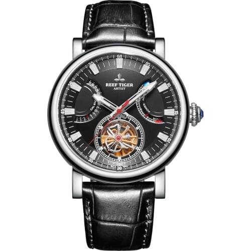 Reef Tiger men luxury brand watch,mens automatic watches man Switzerland reloj mechanical wristwatch waterproof clock timepiece