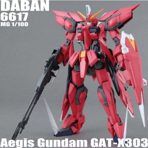 DABAN 6617 MG 1/100 Aegis GAT-X303 Mobile Suit Assemble Model Kits Action Figures Plastic Model Toys