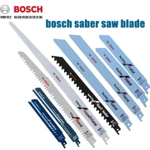 Bosch Reciprocating Saw Blade 5PC Metal Cutting Electric Saber Saw Blade Bimetal Woodworking Concrete Stainless Steel Saw Blade