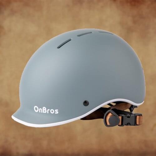 Urban Leisure Commuter Bicycle Helmet 55-61 For Men Woman Electric Scooter Balance Bike Trendy wear pieces BMX Fixed Safe Cap