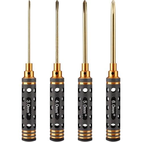 Screwdriver Repair Tools Heavy Duty 4 Sizes 4 Pieces 4Pcs Durable Screwdrivers Kit