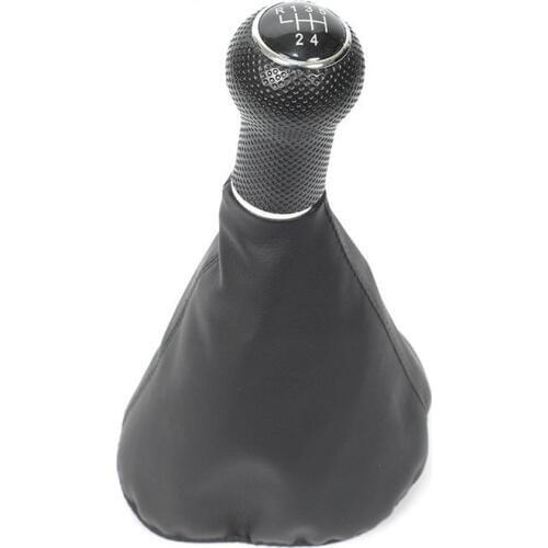 PU Leather 5-Speed Gear Shift Knob For Volkswagen VW Golf MK4 Bora POLO For SEAT CORDOBA INCA IBIZA Gear Shifter Lever Stick