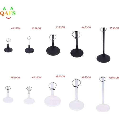 1pc Cute Adjustable Metal Doll Dummy Puppet Wrist Stand Holder Bracket Support Dollhouse Accessories White Black