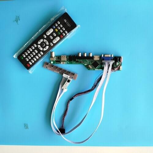 Kit for LTN133AT17-305/701 1366X768 40pin Screen Audio LCD VGA Remote Controller Doard LED LVDS AV TV HDMI Panel USB Display