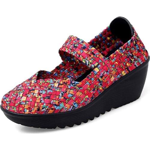 Outdoor Women Walking Shoes Platform Height Increasing Sport Shoes Thick-Soled Air Cushion Trainers Sneakers Zapatos De Mujer