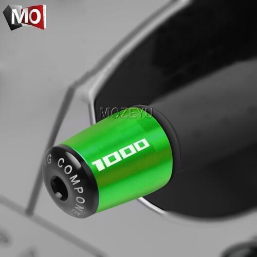Motorcycle 7/8" 22MM Handlebar Hand Grips Handle Bar End Slider Cap Plug For KAWASAKI Z1000SX Z1000 Z 1000 SX 2011-2018 2017