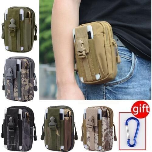 Molle waist Bag Case Outdoor Tactical for huawei mate 20 P30 P20 p smart nova 6 4 5 honor 20 10 9x 8x 8A 7a 7c magic 2 phone bag