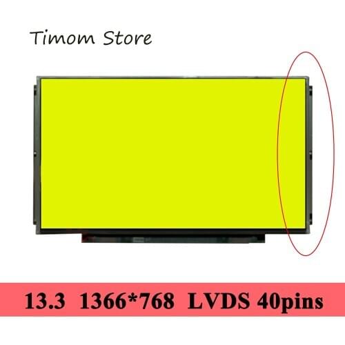 N133BGE-L31 for Chimei Innolux Display 13.3 Matte LCD LED Matrix 1366*768 HD LVDS 40 pins fit N133B6-L25 CLAA133WA01 B133XW01 V1
