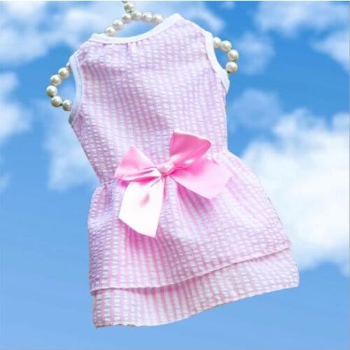 Small Medium-sized Dog Dog Clothes Cat Apparel Pet Products with Mesh Skirt Dress