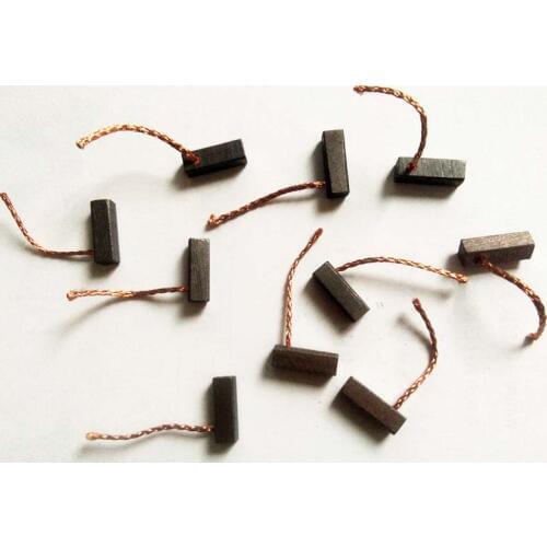 Car Vehicle Window Wiper Regulator Carbon Brush Copper Brushes (Size:5*5*15mm)