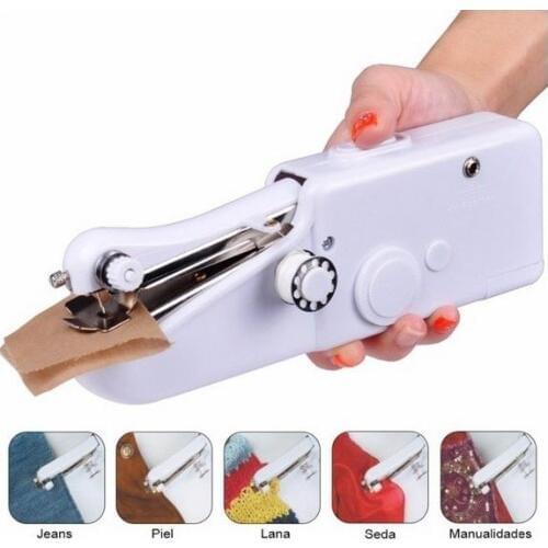 Sewing machine portable battery powered sewing buttons curtains low pants