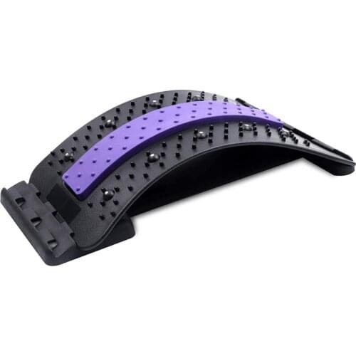 Back Stretcher Posture Corrector Massager Tools with Magnetic Beads for Back Lumbar Support Relaxation and Pain Relief