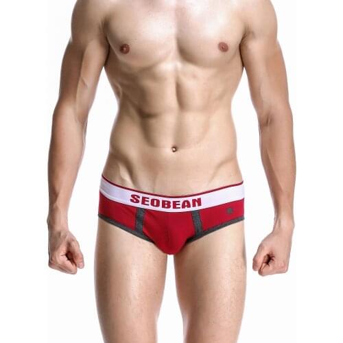 Sexy Panties Men Letter G-string Male Thong Seamless Low-Rise Underwear Cotton Comfortable Underpants Plus Size M-XXL