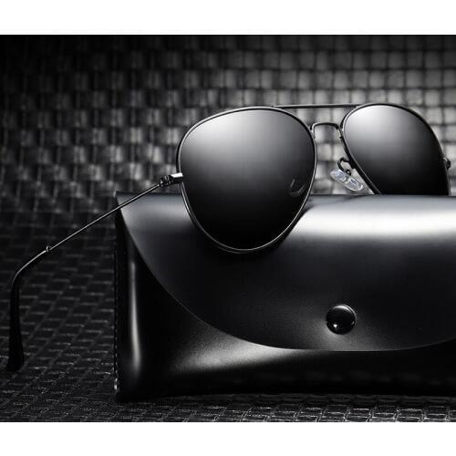 Polarized sunglasses men women classic brand designer pilot Sun Glasses Man Eyewear vintage Driving Shades uv400