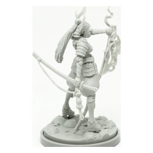 Special Offer Die-cast Resin Model KD 34 Death Samurai Armor Suit Resin White Model Free Shipping