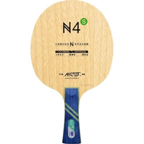 Yinhe N4S 7 plywood Offensive Fast table tenis blade/ ping pong blade Free Shipping