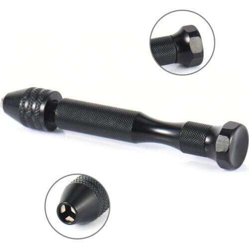 Jewelry Craft Hand Pin Hole Drill Jewelers Burs Drilling Reamer Chuck Clamp 0.3-3.4mm Mini Hand Drill For for Model carving