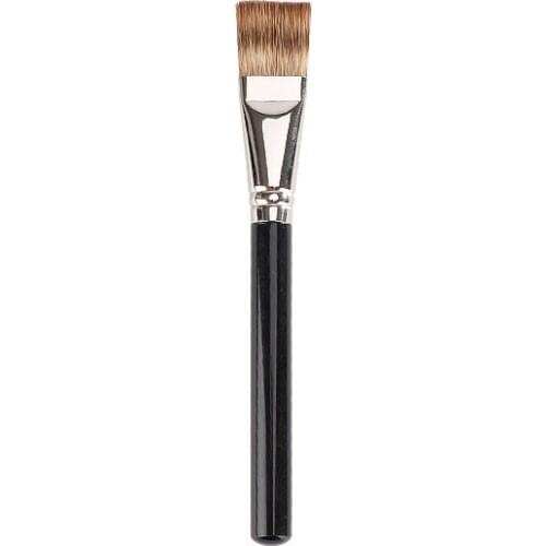 1Pcs Flat Mask Brush Makeup Brush Apply Mud Mask Makeup High-end Copper Tube Foundation Brush Multi Function Use