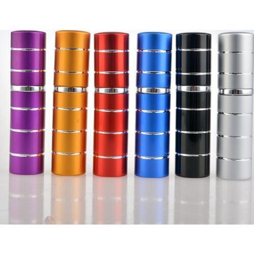 100pcs 5ml aluminum perfume bottle,perfume atomizer, travel perfume bottle, refillable spray bottle