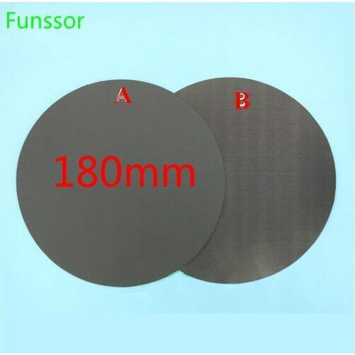 180mm Round Magnetic adhesive Print Bed Tape Print Sticker Build Plate Tape FlexPlate for DIY Kossel/Delta 3D Printer parts