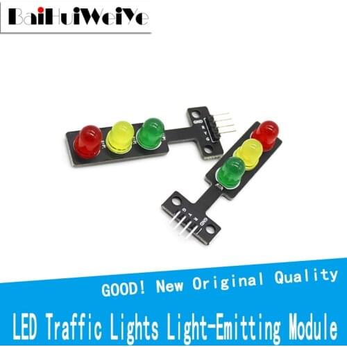 5PCS LED Traffic Lights Light-Emitting Module digital signal output Traffic Light Module Electronic Building Blocks DIY