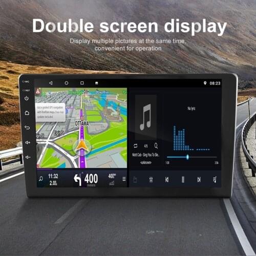 9 Inch Split Screen WIFI Car Stereo Android 9.1 MP5 Player Support GPS 3 Screen Simultaneous Video Player