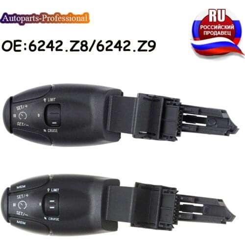 For Peugeot 207 307 308 407 607 3008 For Citroen C3 C5 C8 Car Cruise Control Switch 6242.Z8 6242.Z9 6242Z8 6242Z9 96637159XT
